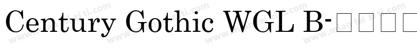 Century Gothic WGL B字体转换